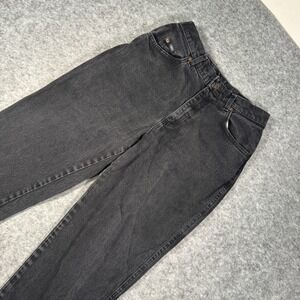 Lee Original Jeans Womens 30x30 Black‎ High Waisted Relaxed Fit Denim 12P 1060
